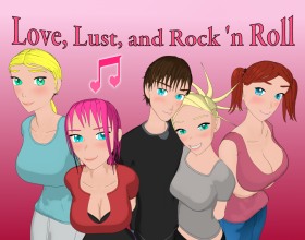 Love, Lust, and Rock 'n Roll - Flynn sings in a school rock band. Eric plays drums while Stella plays bass. She is Flynn’s girlfriend. Her best friend plays guitar. They practice together, and they fuck together. Flynn kisses Stella, tongue deep. He pushes her to the floor and fucks her pussy hard. Her moans are always loud and echo in the studio. Eric watches. He jerks his cock until he cums on her tits. The guitarist joins, licking Stella, spreading her ass and fucking her sweet wet pussy. Flynn pushes inside her too. He loves it when the two girls moan, as they ride him spraying cum everywhere. After sex, they grab the instruments again and continue practising. A band that fucks together, stays together!