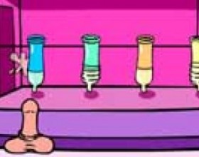 Lurve lounge - Use arrow keys to the left and to the right to move your dick. Use space to hit with sperm. Try not to miss. Three missed hits and you will have a baby. Each hit is 10 points.