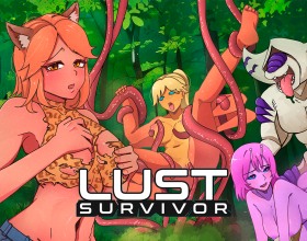 Lust Survivor - After a catastrophic accident, seven beautiful young ladies have been stranded on a desert planet and must now find a way to stay alive until the rescue team arrives. They were just students from various fields on their way to a secluded research site, but now they find themselves in an unexpected life-or-death situation. To survive, they'll need to start cooperating. Since you are now their new leader, you get to control all seven of these women and be required to make important decisions that will guide them through this harsh new environment. But not all of them have the strength and will to make the right choices, so it will be a challenge to get them to work together. Luckily, you will get numerous chances to have fun with them in the process, which means tons of erotic scenes await you that feature masturbation, cunnilingus, groping, titfucks, bukake, and even tentacle sex. Will you manage to escape this hostile planet? Click play and try to come up with a strategy that ensures they all live to see another day or better yet, another dick!