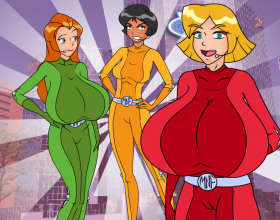 Meet and Fuck: Totally Sluts - This is a parody for Totally Spies. You'll meet 3 sexy girls from these series Sam (Sammy), Clover (Cloverry), Alex (Alexxxy). As usual they have a mission to infiltrate into carefully secured house. On their way to success they will have to fuck with few guys.