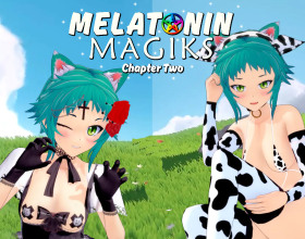 Melatonin Magiks Ch.2 - Before starting the game, enter information about the girls from the first part of the game. It will take some time, but the second part is just as interesting as the first. You and your girlfriends went to another dimension, the girls will help you cope with all the difficulties and fight the enemies. Follow the story and choose which scenario you will follow.