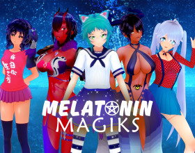 Melatonin Magiks Ch.4 - This hentai series comes with several other chapters, so before you start playing this game, it’s best to first complete all the previous parts. In this eroge, you take on the role of the main character who wakes up after a long sleep and has no idea what's going on. However, there are a lot of interesting characters around you including a neko cat girl, a robot fellow, and a childhood friend that enjoys fighting. Much like any other isekai story, you will need to familiarize yourself with this new world and go on an epic adventure with your friends. There will also be tons of sex scenes featuring tekoki, sumata, and paizuri to experience, so play on and follow the plot to find out what this mysterious place has in store for you!