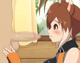 Mokoto Blowjob - This is a short adult game where you can enjoy how nice looking Mokoto gives a good blowjob. Press the buttons on the right side and see how she licks, sucks, swallows and many more.