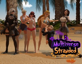 Multiverse Stranded - You hit the jackpot, but fate's a bitch. Knocked out on a plane, you wake up stuck on a weird island with Hana, a hot chick. Survival's tough, but things get crazy when video game babes like Zelda and Tifa show up. Magic, destiny, or some fucked-up game? Explore, uncover secrets, and bang these gorgeous gaming girls in this porny adventure. Expect non-stop fucking and orgies as you figure shit out. Hana's tight pussy can't wait to wrap around your cock while Zelda rides you reverse cowgirl. Tifa's massive tits bounce as she sucks your balls.