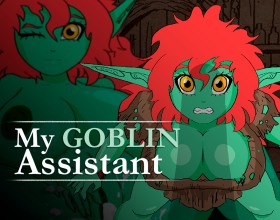 My Goblin Assistant - You're Theodore, a young alchemist, soaking up the calm morning in your workshop. Suddenly, Darlan bursts in, worry etched on his face. Behind him peeks a goblin girl with curious eyes and massive tits straining against her clothes. Darlan offers her as payment for your help. Unable to resist her fuckable form, you agree to take her in. From that moment on, your life is a non-stop fuck-fest as this horny goblin serves you in every dirty way imaginable - sucking your cock, bouncing on your dick, spreading her legs for you whenever you want a taste of her tight goblin pussy.