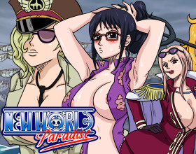 New World Paradise [v 0.1.3.1] - If you’re a fan of the best-selling manga of all time, then this over-18 game is for you. This One Piece parody title features a wide cast of hot female characters like Hina and Tashigi. The story follows a marine captain who is chasing after the Straw Hat Pirates. After two years, they make a sudden appearance and now, it is your mission to handle this incident and restore your reputation. How will you deal with this sudden change in fortune? Play the game and do everything you can to earn back the respect of your fellow marines. While you're at it, you can feel free to flirt with as many hot girls as you like in the process.