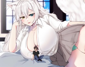 Nezumicon - Get ready to dive into world where you take on the role of a young mouse boy who has lost everything and is now looking to start over and leave his past behind him. This leads him to taking on a new job as a servant in a huge mansion that comes full of sexy cat girls. But in this place, things can get complicated very quickly because every decision you make will impact your journey. Who kind of impact can one little mouse make in such a big and unpredictable environment? As you progress through the story, you will end up interacting with these neko girls and build sexual relationships with them. This inevitably leads to various erotic scenes featuring masturbation, oral sex, femdom sex, lesbian sex, vaginal sex, and more. Click start and discover what sort of twisted, life-changing consequences will erupt from the multitude of choices you will have to make in this porn game!