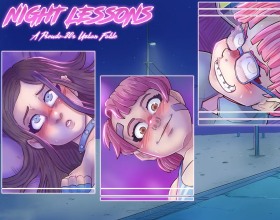 Nikraria Night Lessons - Start an exciting journey as the main character who has just relocated to a new town, only to discover that the place is gloomy, unfriendly, and filled with all kinds of mysteries. Haunted by all kinds of nightmares and no friend to confide in, he chooses to join a nighttime educational program at the Nocturnal School. But he soon starts to notice that something is off about this late-night group. Everyone has something to hide, but despite this, they still form alliances, go out on exciting missions, and work together to uncover the truth behind the strange events that have been occurring in town recently. There are also all kinds of lewd and erotic activities happening among the students involving creampies, gangbangs, bukkake, and so much more. So, it’s not just the horrors of the night you need to look out for, but the lust-filled escapades that happen in between, too! Hit play on this porn animation game and don’t miss out on an epic adventure through a nocturnal world that promises deep sexual connection, thrilling mystery-solving, and captivating storytelling!