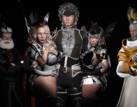 Santa Mia: The Descent - The village of Saran was once peaceful, but an evil force has taken hold, corrupting its people and threatening the entire kingdom. In response, the king sent Mia, a devoted priestess, and Tenchi, a fearless warrior, to uncover the source. But when they arrived, things quickly turned dark. Tenchi fell into an unnatural sleep, leaving Mia to face the spreading corruption alone. As she fights to save him and the village, Mia begins to sense that the darkness isn’t just outside. It's also growing within her. Tempting whispers promise power in exchange for forbidden desires. Will Mia resist the evil or become it? Something tells me that Tenchi and Mia are going to be fuck buddies.