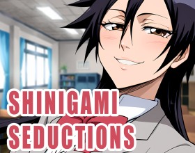 Shinigami Seductions - Welcome to an explicit Bleach visual novel where you're a student who learns that fucking anime girls amplifies your spiritual powers. Seduce legendary heroines like Rukia, Orihime, Tatsuki, and Chizuru. Bang them in every hole and uncover their deepest, dirtiest desires. These girls are insatiable sluts, each with unique fantasies that'll make your dick throb. Will you use these horny bitches for your own gain or build meaningful connections? In this wild Bleach adventure, the power of passion is in your hands - and so is their tight pussy! Don't forget to stretch their assholes too! And make sure to cum inside them - it's the only way to truly unlock their full potential!