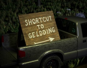 Shortcut to Geldding - Hey there. Fancy a wild night in the Gelding district? You thought it was gonna be a boring date, but fate's got other plans. Suddenly, you're tied to a table with two smoking-hot babes who look like they wanna eat you alive. Their intentions ain't friendly, but who cares? You're in charge here! Wanna seduce them with your silver tongue or fuck your way out of this mess? Your choices will determine if you walk out with your jewels intact or get thoroughly ravaged. So buckle up and decide how hard you wanna ride this rollercoaster of pleasure and danger. It's time to get nasty!