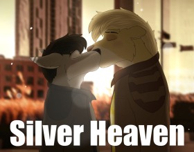 Silver Heaven - Jump into a steamy furry porn kinetic novel set in the flashy world of Shadr. Three huge megacorps run the tech giant nation of Helion, all fighting dirty for cash and power. War is coming fast. You play as Ian, a young gray wolf living a quiet life until one day everything flips. Now you are pulled into wild secrets, backroom deals, and nonstop beastly fucking with thick cocks, dripping pussies, and raw knotting. The story is packed with horny anthro action, corporate betrayal, and filthy scenes that keep you hooked until the end. Ian gets dragged into shady meetings where rival wolves and foxes strip down fast, sucking each other off under the table while deals get signed. Expect brutal gangbangs in neon boardrooms, knotting sessions that leave bellies swollen with cum, and anthro bodies grinding in desperate heat as the corporate war turns everyone into fuck-hungry beasts.