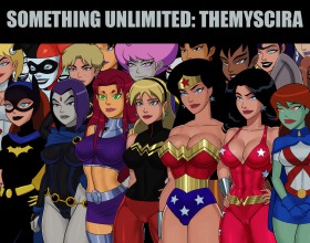 Something Unlimited: Themyscira - Step into the shoes of Lex Luthor in this DC Comics porn adventure! Travel to the mythical island of Themyscira, home to the Amazonian warrior women. As a VIP guest, you'll be granted access to the heart of their society, where ancient rituals and modern politics collide. Meet legendary heroines like Wonder Woman and her sisters, each more beautiful and seductive than the last. Learn their secrets, uncover their desires, and seduce them into your bed. This island is a paradise of unrestrained passion, and you're about to become its newest plaything. Will you maintain your status as an honored guest or lose yourself in a world of non-stop fucking with the most powerful women on Earth?