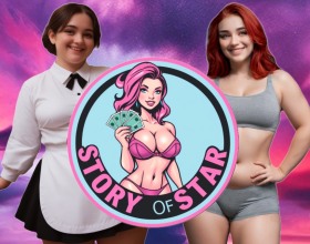 Story of Star - This porn game follows the main character who is facing a lot of difficulties in his life. He is in debt, overweight, falling behind on his rent, and hates his job. The only thing available to him is to take on odd jobs, build real relationships, and make the tough choices needed to survive. You will need to help him hustle his way out of this mess and carve out a success story in a world that doesn’t care if he makes it or not. Along the way, he will also get to meet several hot women and some of these interactions will lead to multiple naked scenes featuring handjobs, blowjobs, and even creampies. In this story every move he makes will significantly impact his future. So, will he manage to achieve success? Or will he be burdened by the weight of the world? Click Start to see how he fares by the end!