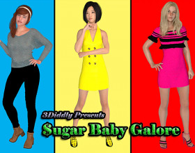 Sugar Baby Galore [v 1.12] - You'll play in the role of a really successful man who is now starting to date with young girls. After each date you'll increase or decrease points for each of them. As you understand, the better are the results the more chances to get laid with them. Game has some guidelines so it's pretty easy to reach what you want.