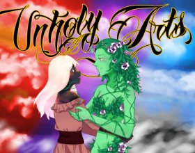 Unholy Arts [v 0.4.5c] - This is a Role-playing game where six sexy women collaborate and compete to win the next Valley's High Priestess. Every girl must make an independent choice on how to win the crown and according to her needs. Some girls have mastered in love, or passion while others are good at strength. As the ultimate player, you will have to know what each girl is good at and make use of their skill. All of them are at your mercy and are willing to fight or please you so that they can win the crown. So always be on your guard and don't falter.
