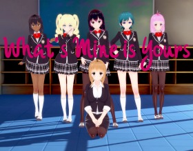 What's Mine Is Yours: Season 1 - Take control of a married high school teacher whose life flips upside down when his wife confesses she wants to bang his students. Shocked by her deviant desires, you're hit with insane choices. Will you risk your job, rep, and marriage by letting her indulge in mouth-watering oral sex, hard-hitting doggystyle romps, creamy vaginal pounding, and wet cumshot finishes with them? And what if the students are just as eager to fuck her back? Think carefully because every decision can quickly escalate and spiral into all sorts of chaotic and unpredictable endings, where pure madness, love, and career collide. One thing you can be sure of is that nothing stays normal in this porn animation game. So, be ready for one hell of a twisted rollercoaster ride that ensures chaos is guaranteed once you start playing!