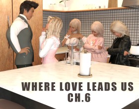 Where Love Leads Us Ch.6 - Jump into part 6 of this sizzling harem adventure. You’re the lucky husband married to one stunning woman, and you also fuck her three insanely hot sisters. Every night, you slide your hard cock into their wet pussies, pumping each hole full of your thick cum. They all crave your attention, and you love them all equally. Their tight bodies writhe under you as you pound them raw, making them scream your name. The bond started in high school, and now they share you without jealousy. But deep down, secrets simmer. One sister might want you all to herself. Explore their hidden desires, taboo fantasies, and see if harmony holds. Start the game and find out which slut needs extra discipline tonight.