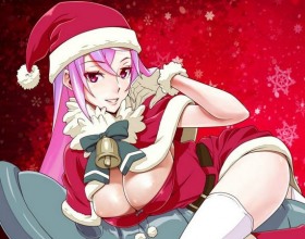 Xmas Points - Your task is to collect all the blinking points and avoid of touching other objects near them. To do that you have to move closer to points slowly. As a reward you'll see some hentai images.