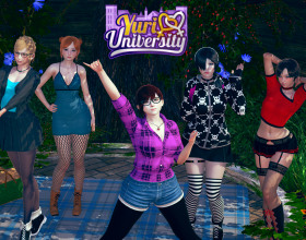 Yuri University [v 0.59] - The story follows a girl starting university with her best friend, discovering her attraction to girls. As she navigates her studies, she finds it challenging to initiate relationships. Living with 5 classmates in the same house offers a chance for new connections. Despite the difficulty in taking the first step, she's open to new experiences. It's a journey of self-discovery, friendship, and exploring open relationships. Her housemate are extremely hot and slowly introduce her to lesbian sex. All five of them devour and worship her beautiful holes and make her climax so many times that she loses count. Make sure she has the best time at the University.