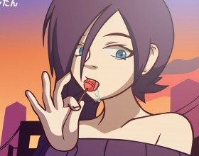 Zone-Tan - Enjoy new animation with Zone-Tan. This time she'll suck a cock using all her techniques. You can select multiple actions like licking and sucking with different extras. Your task is to fill the pleasure bar so you can access the cum button and cover her face with your sperm.